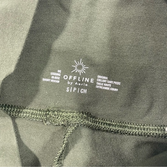 New Aerie OG Full Length Leggings Green - Picture 6 of 9